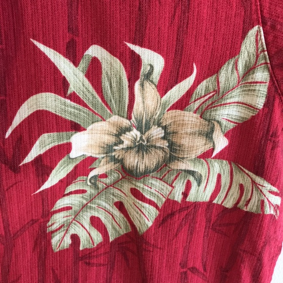 VTG Caribbean Joe Aloha Shirt Size 4XL Classic Hawaiian Camp Shirt Big and Tall - Picture 6 of 7